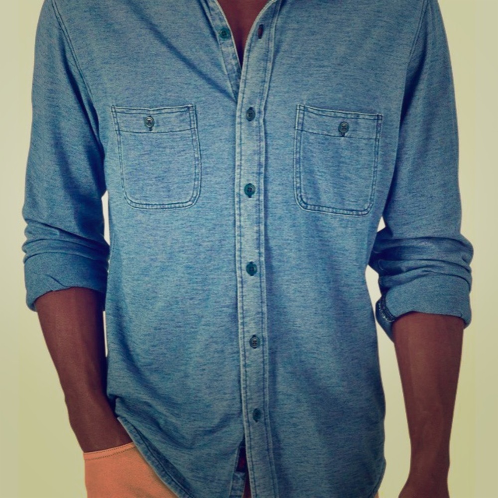 Faherty Knit Seasons Shirt NWT